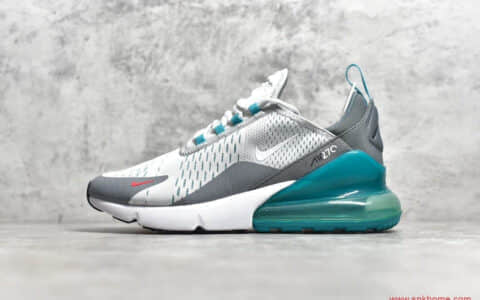 NIKE Air Max 270 公司级版本耐克MAX270一代气垫灰绿 货号：AH8050-012