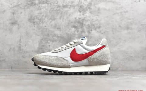 Nike Daybreak SP 华夫复古跑鞋 耐克童鞋华夫童鞋灰红配色 货号：BV7725-100