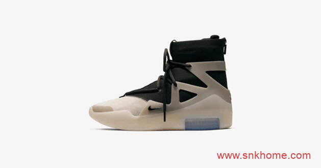 Nike Air Fear of God 1 “String” 耐克FOG主理人谣言不攻自破 FOG黑灰配色发售日期 货号：AR4237-902