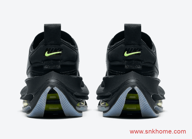 Nike Zoom Double Stacked “Black Volt” 耐克新款黑色双气垫缓震跑鞋发售价格 货号：CI0804-001