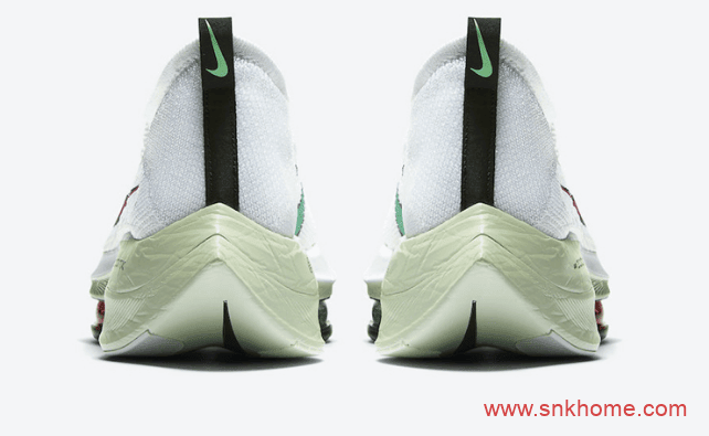 耐克破二白绿跑鞋 Nike Air Zoom Alphafly NEXT％ “Watermelon” 耐克马拉松新款跑鞋 货号：CI9925-100