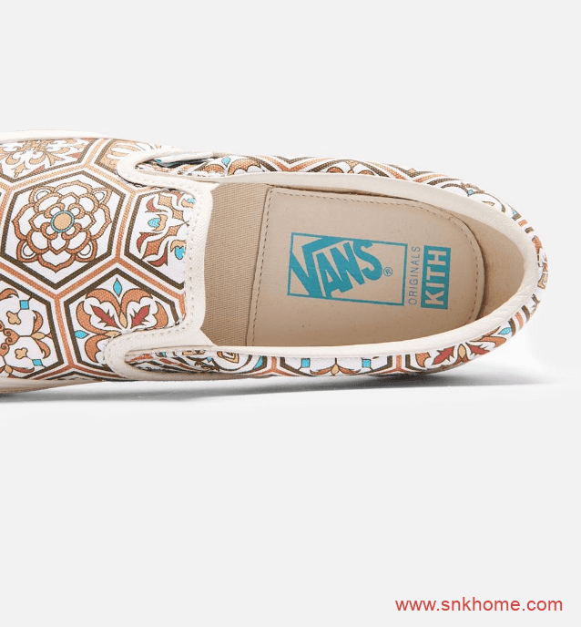 万斯摩洛哥瓷砖花纹 KITH x Vans万斯一脚蹬 Vans Slip On万斯全新联名发售日期