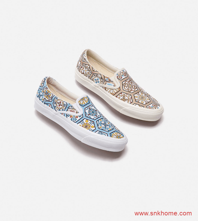 万斯摩洛哥瓷砖花纹 KITH x Vans万斯一脚蹬 Vans Slip On万斯全新联名发售日期