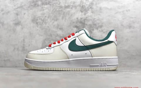 Nike Air Force 1 Low '07 纯原版本耐克空军米白绿 货号：FF0902-012