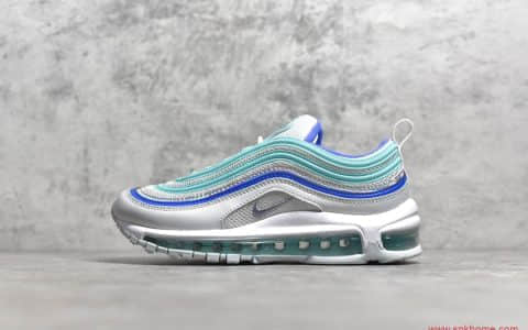 正品耐克MAX97耐克子弹头 NIKE Air Max 97 GS白蓝 货号：CT1965-400