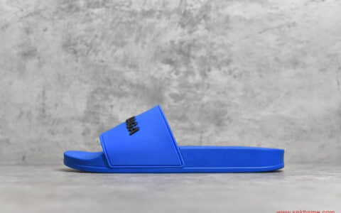 Balenciaga高端复刻莆田纯原版本 巴黎世家拖鞋 巴黎世家代工厂渠道巴黎世家蓝色拖鞋