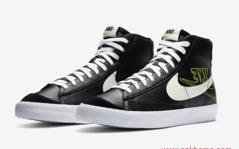 Nike Blazer Mid 耐克开拓者黑色高帮新配色发售日期 货号：DA4651-001