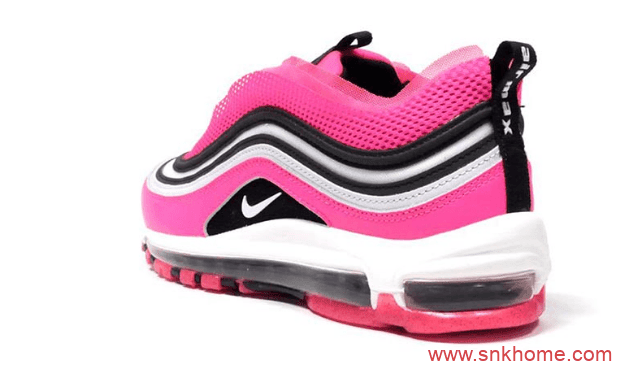 耐克MAX97子弹新万花筒 Nike WMNS Air Max 97 LX 耐克子弹桃粉色女子气垫跑鞋发售日期 货号：CV3411-600