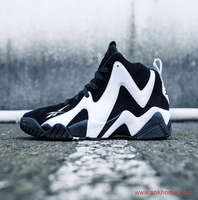 锐步火山经典配色球鞋 Reebok Kamikaze 2 锐步篮球鞋复刻回归 货号：FV2969