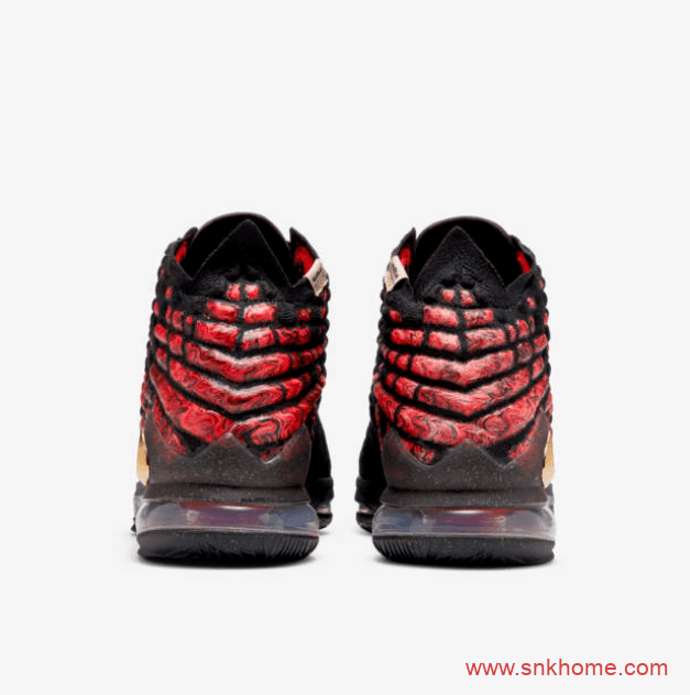 周杰伦同款球鞋 Nike LeBron 17 “Courage” 詹姆斯十七代中国风篮球鞋发售价格 货号：CD5054-001