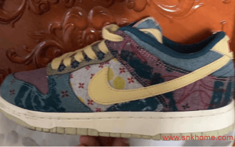 耐克Dunk水洗做旧 Nike Dunk Low SP “Lemon Wash” 耐克Dunk牛仔多色拼接发售日期 货号：CZ9747-900