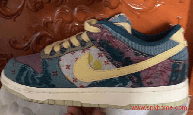 耐克Dunk水洗做旧 Nike Dunk Low SP “Lemon Wash” 耐克Dunk牛仔多色拼接发售日期 货号：CZ9747-900