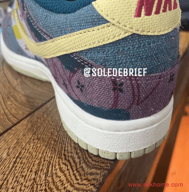 耐克Dunk水洗做旧 Nike Dunk Low SP “Lemon Wash” 耐克Dunk牛仔多色拼接发售日期 货号：CZ9747-900