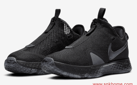 保罗乔治四代战靴 Nike PG 4 “Triple Black” 耐克PG4黑魂配色发售日期 货号：CD5082-005