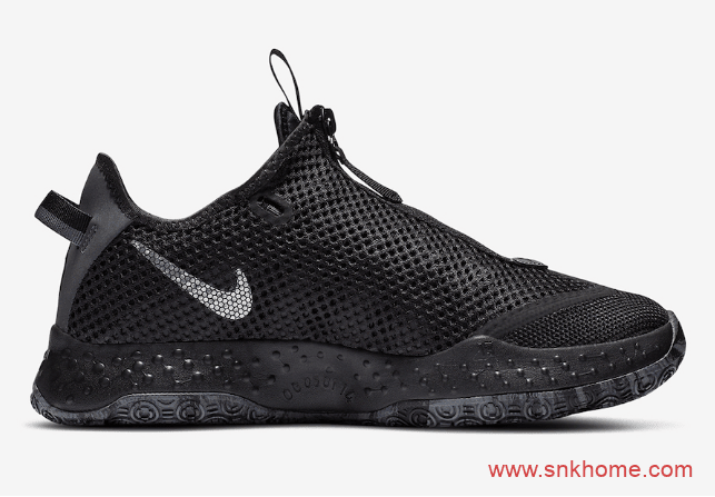 保罗乔治四代战靴 Nike PG 4 “Triple Black” 耐克PG4黑魂配色发售日期 货号：CD5082-005