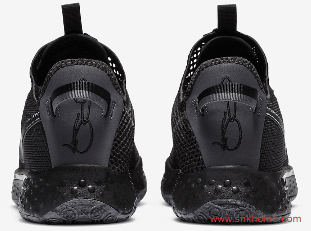 保罗乔治四代战靴 Nike PG 4 “Triple Black” 耐克PG4黑魂配色发售日期 货号：CD5082-005