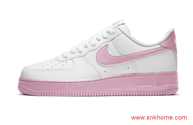 草莓味耐克空军新配色 NIKE Air Force 1 Low 空军一号白粉色小姐姐专属配色