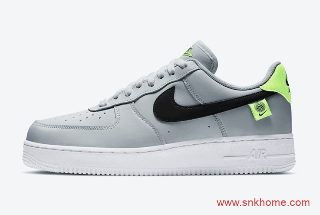 低帮空军灰绿配色 Nike Air Force 1 Low “Worldwide” 清爽夏天空军灰绿官图曝光 货号：CK7648-002