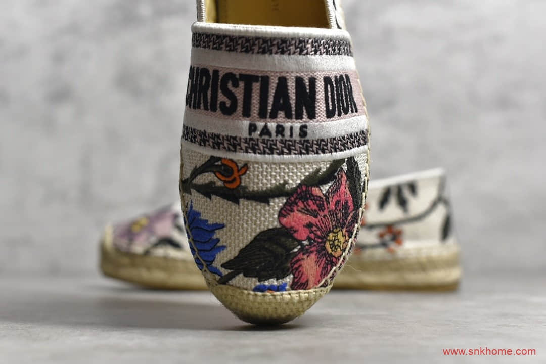 迪奥3D电绣 全套包装 ZP订制刺绣面料 Christian Dior迪奥经典板鞋-潮流者之家