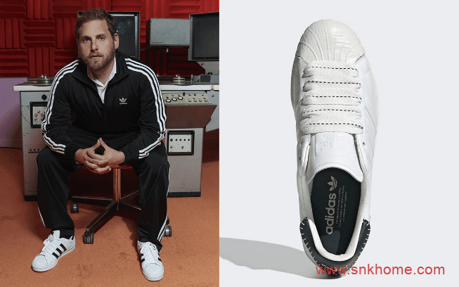 极具个性的阿迪达斯贝壳头 Jonah Hill x adidas Superstar 阿迪达斯贝壳头Jonah Hill联名款 货号：FW7577