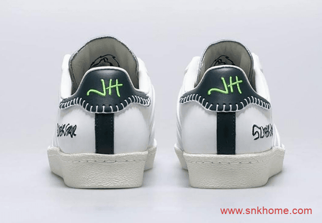 极具个性的阿迪达斯贝壳头 Jonah Hill x adidas Superstar 阿迪达斯贝壳头Jonah Hill联名款 货号：FW7577