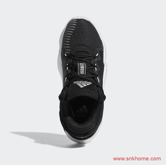 米切尔黑白色球鞋官图 adidas D.O.N. Issue#2 2K米切尔战靴新配色释出