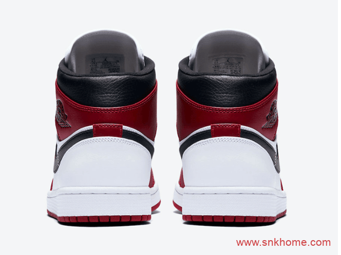 白红AJ1中帮小芝加哥 Air Jordan 1 Mid “Chicago” 官图释出 货号：554724-173