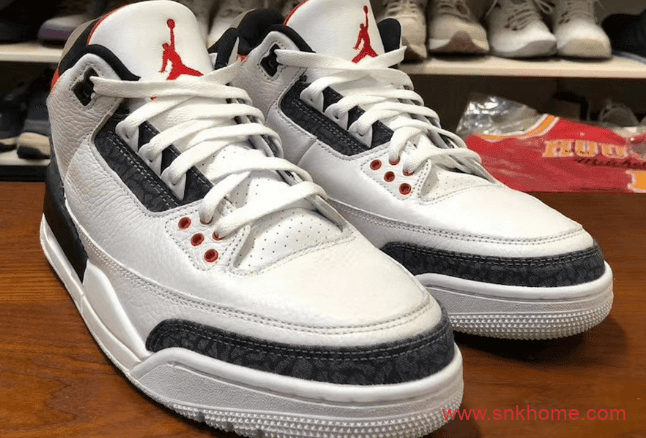 AJ3新火焰红发售日期 Air Jordan 3 SE DNM“ Fire Red” AJ3爆裂纹球鞋 货号：CZ6431-100