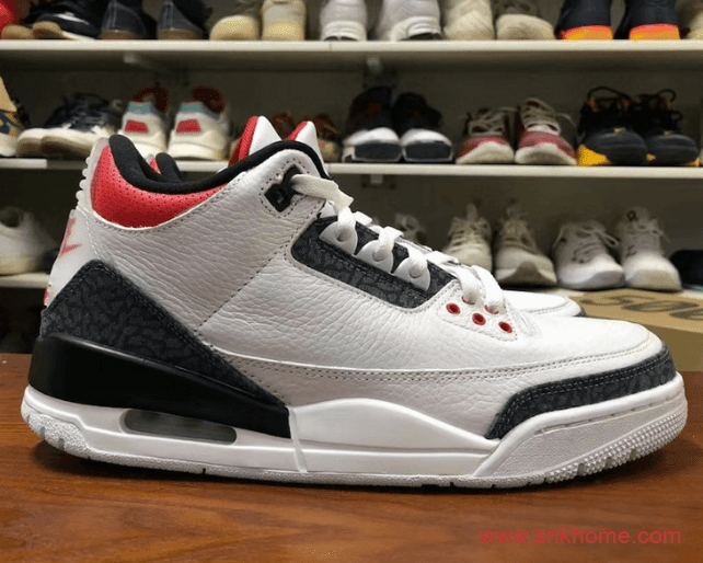 AJ3新火焰红发售日期 Air Jordan 3 SE DNM“ Fire Red” AJ3爆裂纹球鞋 货号：CZ6431-100