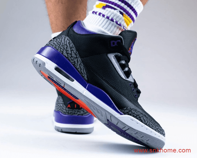 AJ3实战篮球鞋 Air Jordan 3 “Court Purple” AJ3黑紫为何取消发售 货号：CT8532-050