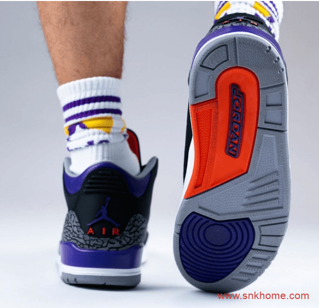 AJ3实战篮球鞋 Air Jordan 3 “Court Purple” AJ3黑紫为何取消发售 货号：CT8532-050