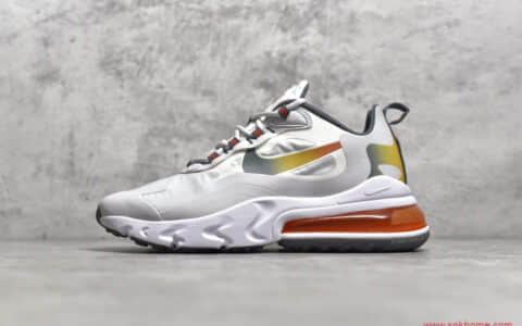 NIKE Air Max 270 React 瑞亚赛车系列 MAX270二代气垫跑鞋