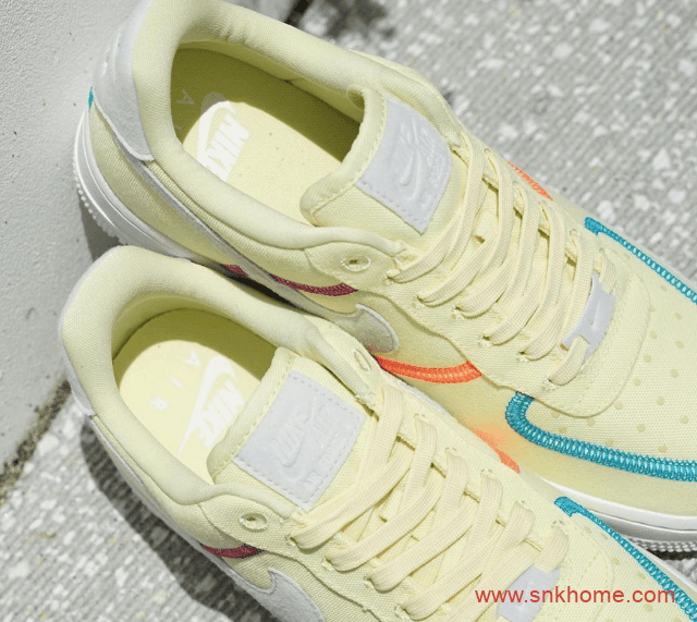 Nike Air Force 1 Low “Life Lime” 耐克空军帆布鞋粉色与黄色即将发售 货号：CK6572-600 / CK6572-700