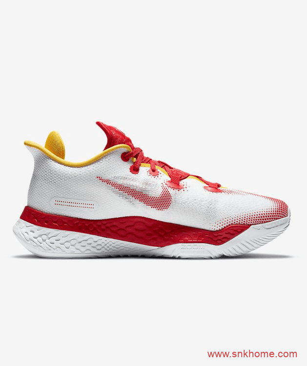 耐克ZOOM BB跑鞋中国队配色 Nike Air Zoom BB NXT EP 耐克跑鞋白红色官网上架 货号：DB5988-100