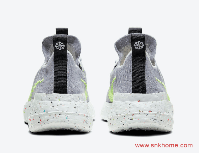 耐克环保主题灰色跑鞋第二波配色 Space Hippie 01 “Volt” 酷似耐克火星鞋3.0 货号：CQ3986-002