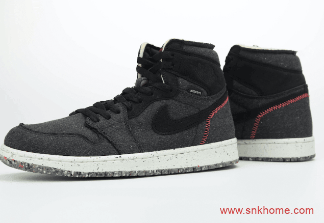 AJ1ZOOM领衔的耐克环保鞋 Air Jordan 1 High Zoom “Space Hippie” 包含三个鞋款 货号：CW2414-001