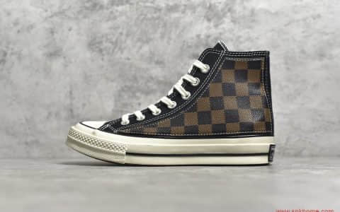 纯原版本匡威LV联名款 CONVERSE X Louis Vuitton 匡威皮鞋 货号：162050C