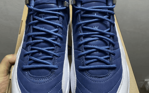 AJ12水洗蓝实战篮球鞋实物图 Air Jordan 12 “Indigo”下周发售 货号：130690-404