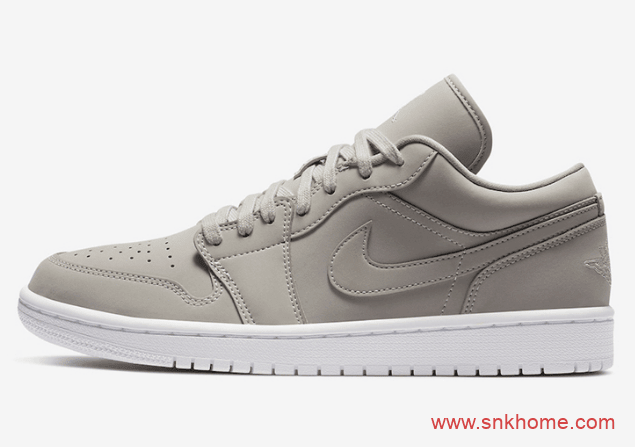 好穿搭的AJ低帮 Air Jordan 1 Low “Grey Fog” AJ1雾霾灰配色发售日期 货号：DC0774-002