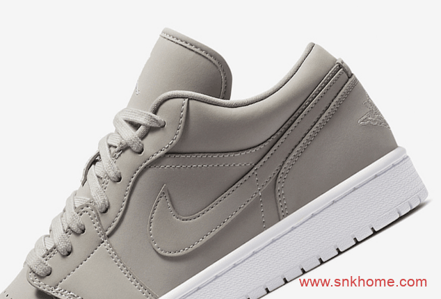 好穿搭的AJ低帮 Air Jordan 1 Low “Grey Fog” AJ1雾霾灰配色发售日期 货号：DC0774-002