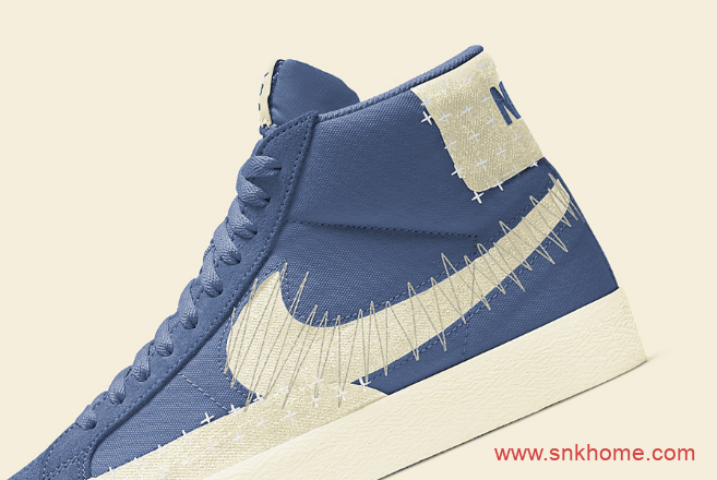 Nike SB Blazer Mid Premium “Sashiko”东京奥运会主题高帮板鞋实物图曝光 货号：CT0715-400