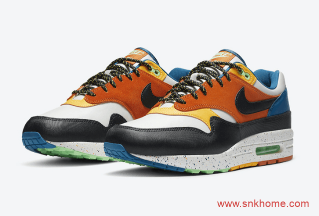 耐克MAX1多色拼接泼墨中底 Nike Air Max 1官图释出发售日期 货号：CZ8140-001