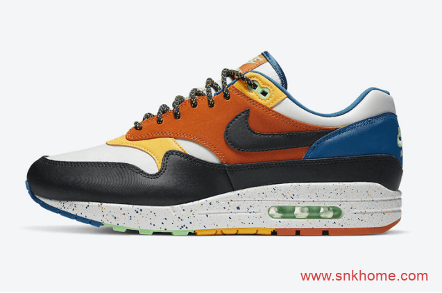 耐克MAX1多色拼接泼墨中底 Nike Air Max 1官图释出发售日期 货号：CZ8140-001