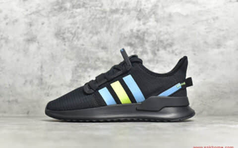 阿迪达斯EQT黑色跑鞋 Adidas Originals U_PATH RUN 阿迪达斯小跑 货号：EG5330