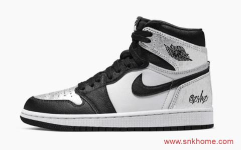 Air Jordan 1 High OG WMNS “Silver Toe” AJ1黑银脚趾WMNS规格发售日期 货号：CD0461-001