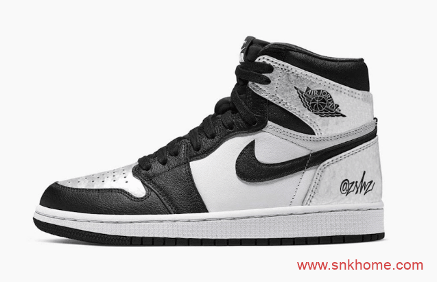 Air Jordan 1 High OG WMNS “Silver Toe” AJ1黑银脚趾WMNS规格发售日期 货号：CD0461-001