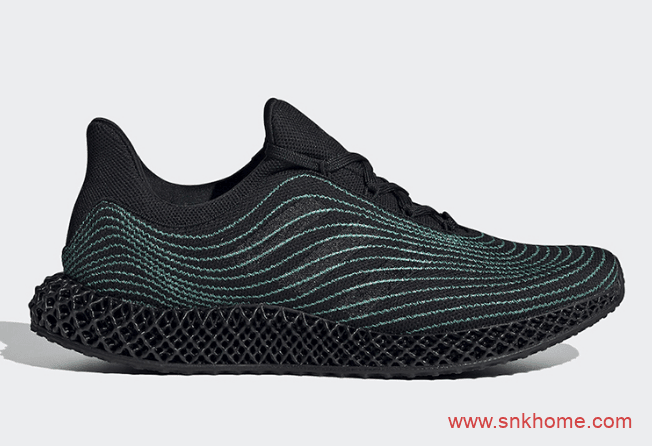 阿迪达斯4D科技鞋 Parley x adidas Ultra Boost 4D全新限量版阿迪达斯环保鞋实物图曝光 货号：FX2434