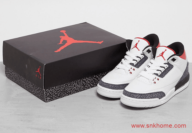 AJ3黑红牛仔爆裂纹 Air Jordan 3 SE DNM “Fire Red” AJ3新火焰红发售日期 货号：CZ6431-100