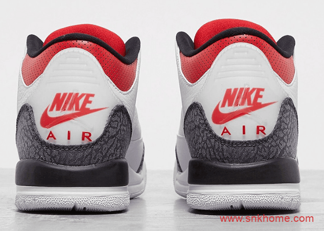 AJ3黑红牛仔爆裂纹 Air Jordan 3 SE DNM “Fire Red” AJ3新火焰红发售日期 货号：CZ6431-100