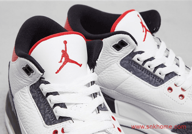 AJ3黑红牛仔爆裂纹 Air Jordan 3 SE DNM “Fire Red” AJ3新火焰红发售日期 货号：CZ6431-100